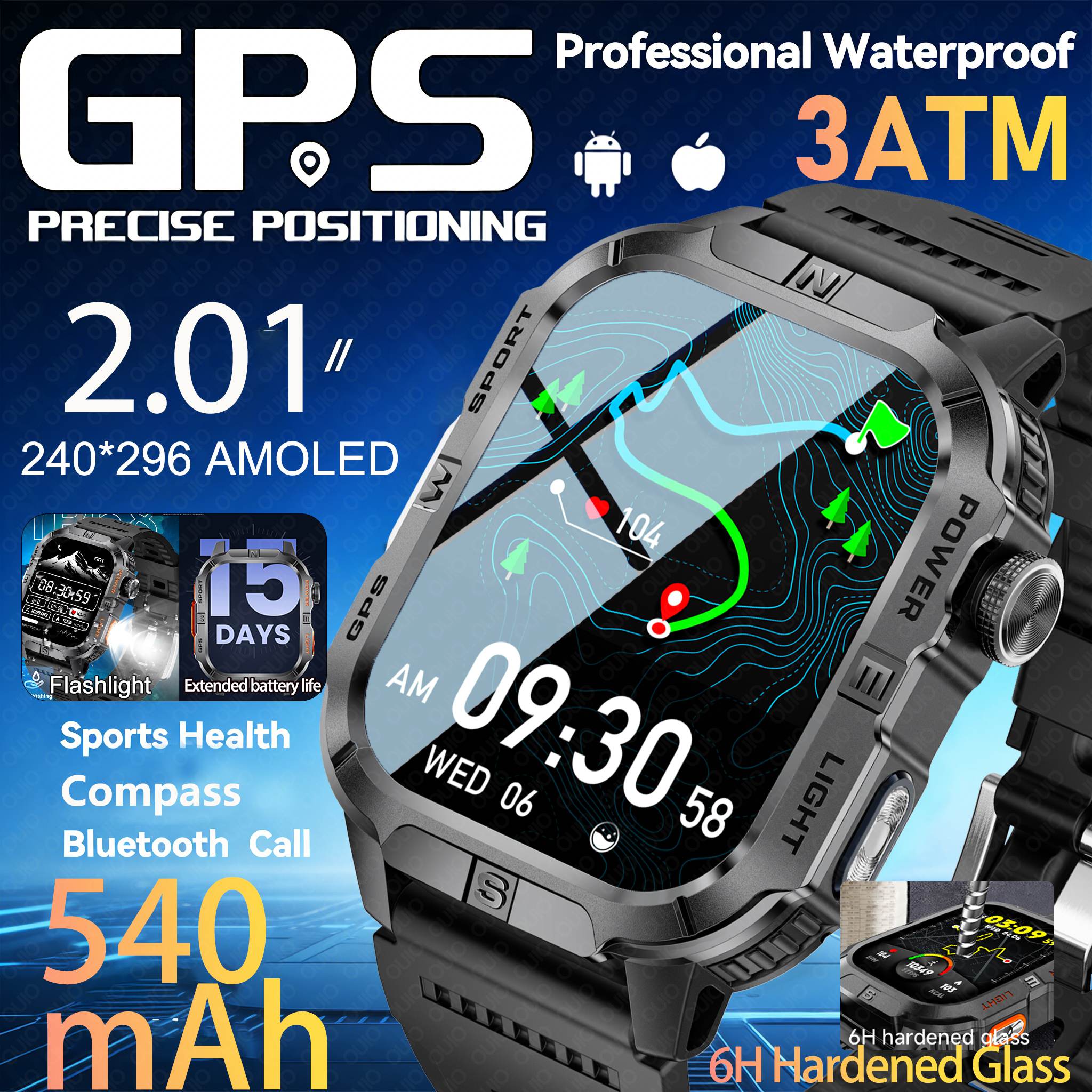 Outdoor Lighting Track - 2026 Yeni Akıllı Saat GPS Hareket