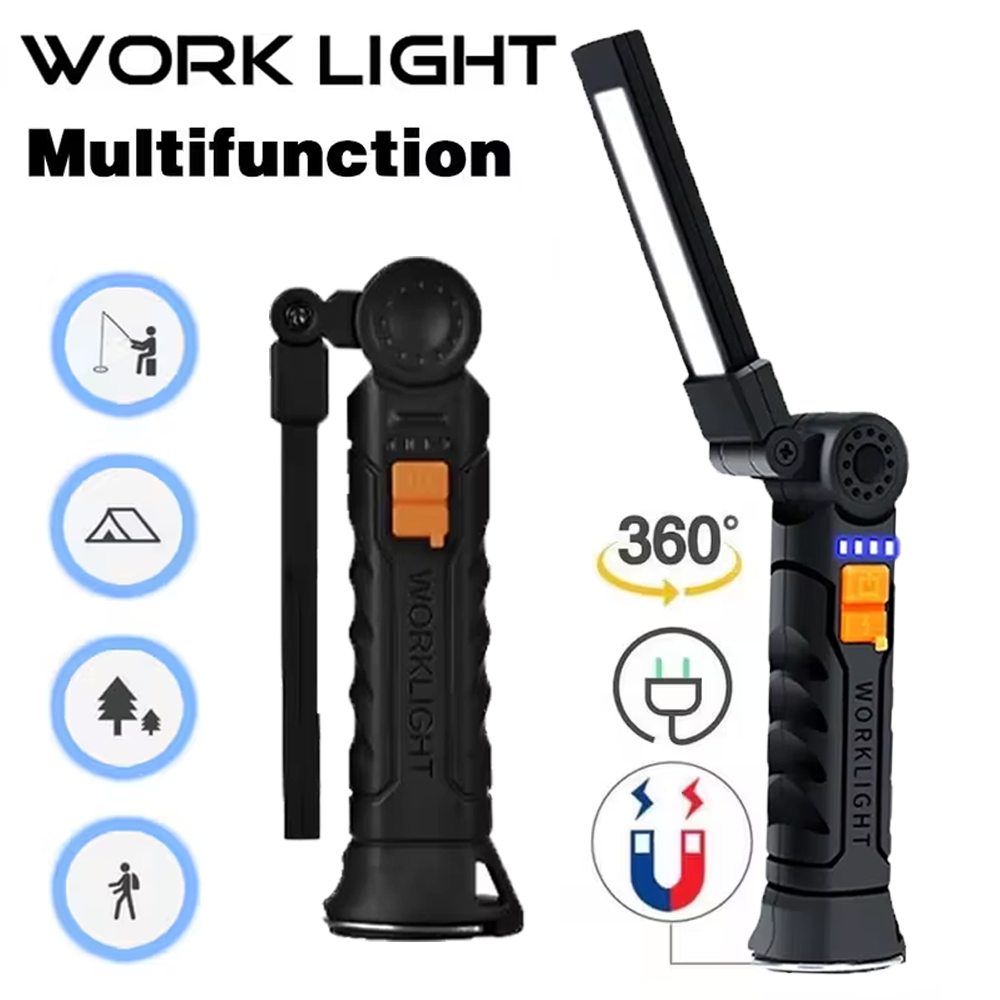 Outdoor Lighting Electric - Taşınabilir COB LED El Feneri USB