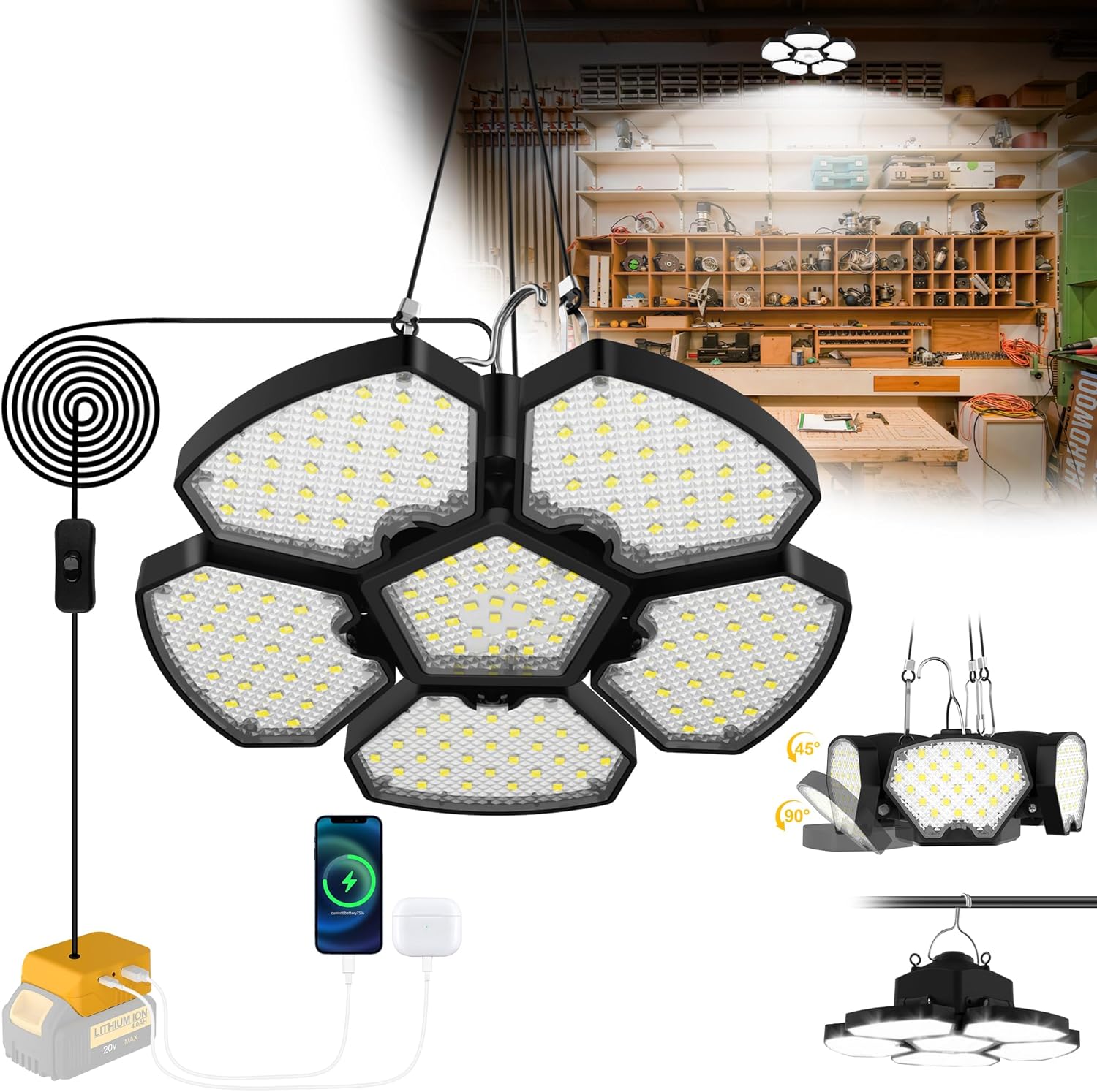 Outdoor Lighting Jobs - Pil ile Çalışan Dış Mekan Kamp