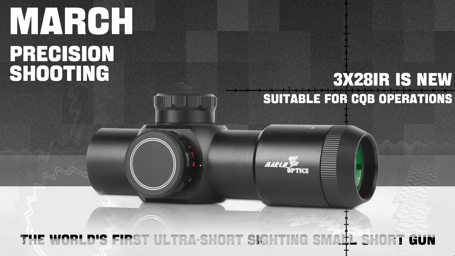 Outdoor Lighting The Range - Yüksek kaliteli kısa MARCH-HT3x28 sabit tripod,