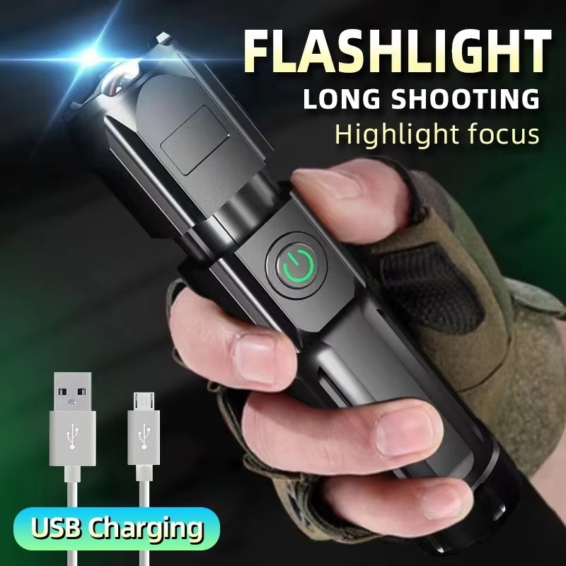 Outdoor Lighting The Range - Çok fonksiyonlu USB Işıklı El Feneri