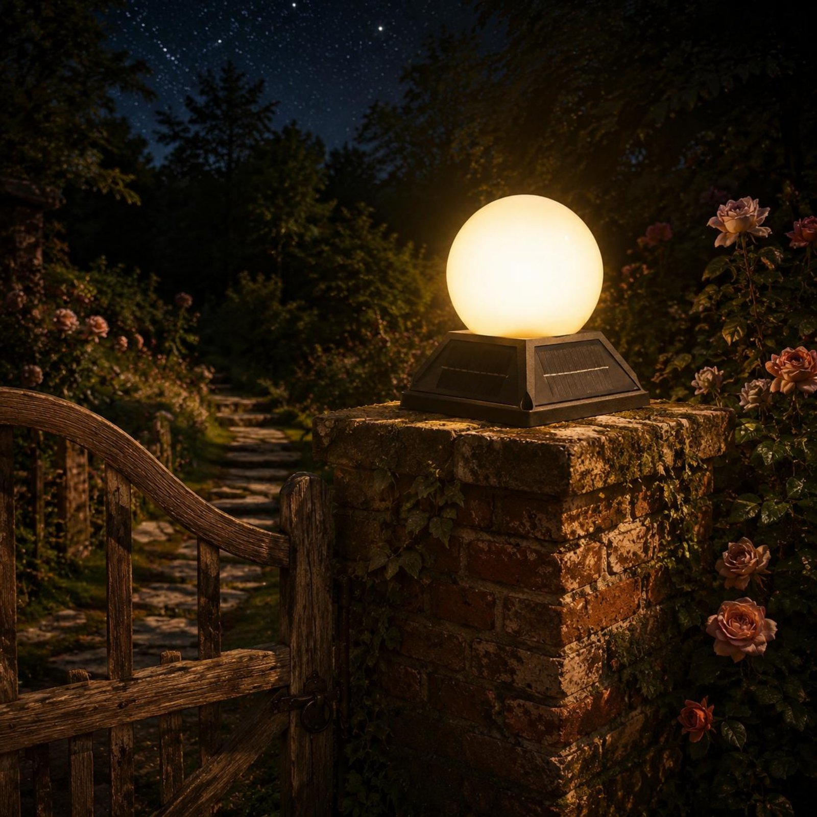 Outdoor Lighting Controller - Güneş Enerjili Direk Başlığı Lambası Kablosuz