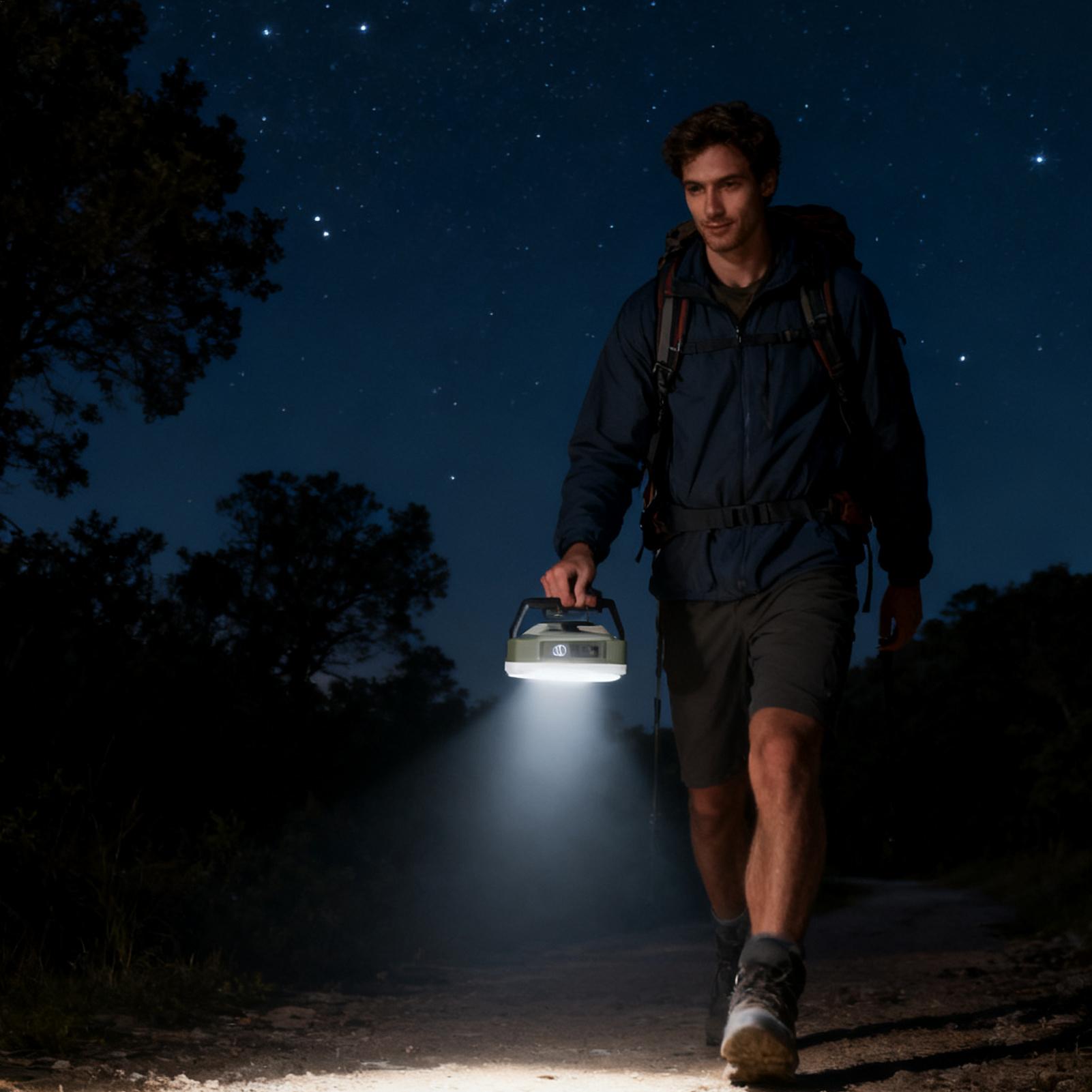 Outdoor Lighting Jobs - Kamp Feneri Şarj Edilebilir Manyetik Kademesiz