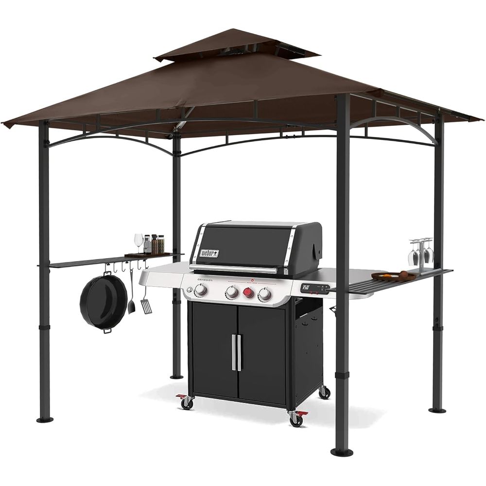 Outdoor Lighting For Gazebo - 8ft x 5ft Açık Hava Barbekü