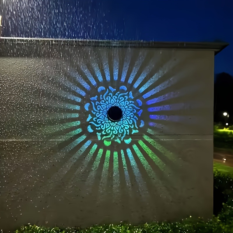 Outdoor Lighting B&Q - Güneş enerjili LED duvar lambası Mandala