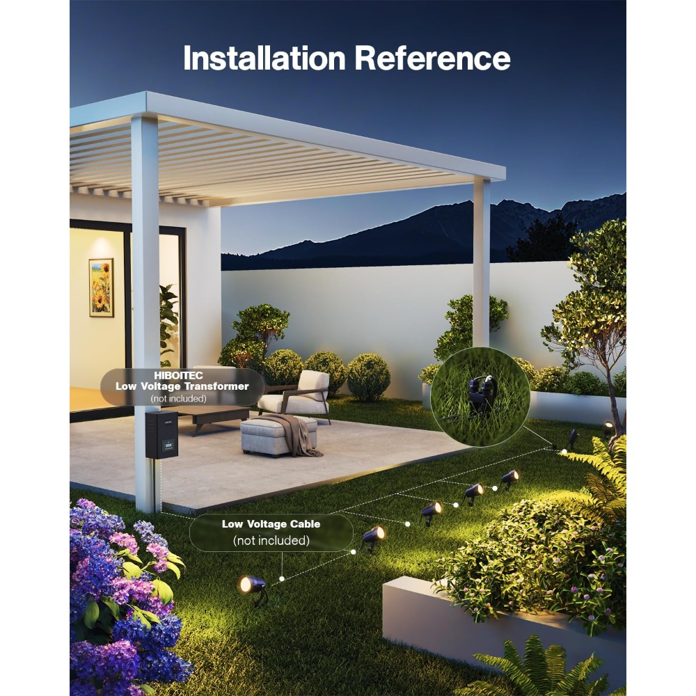 Outdoor Lighting Kits Low Voltage - Düşük Voltajlı Peyzaj Aydınlatma Kiti 24'lü