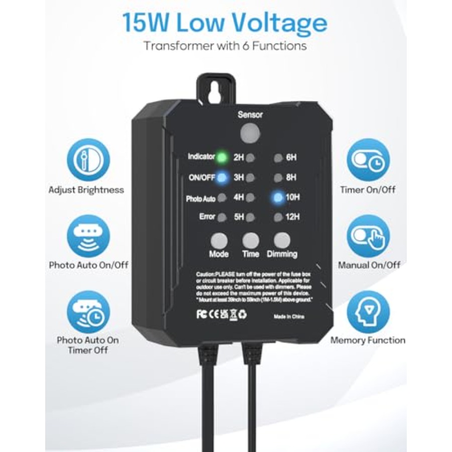 Düşük Voltajlı Trafo Zamanlayı - Outdoor Lighting Kits Low Voltage incelemesi ve fiyatı