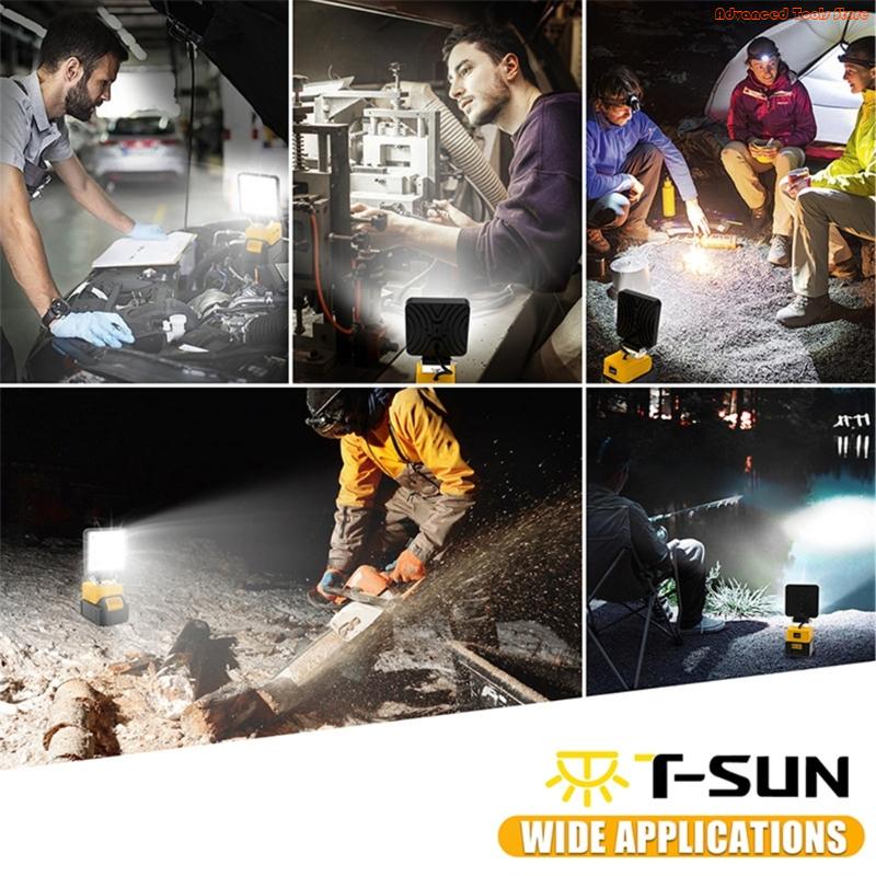 2 adet taşınabilir çalışma ışı - Outdoor Lighting Jobs incelemesi ve fiyatı