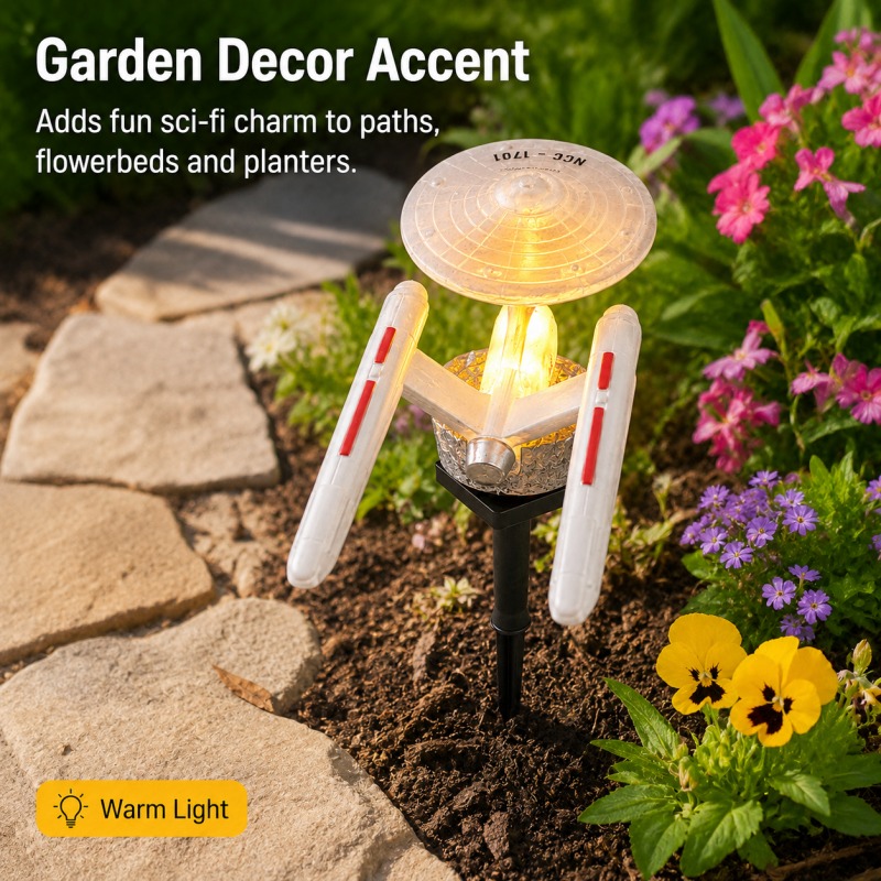 Star Trek USS Enterprise Solar - Outdoor Lighting For Gazebo incelemesi ve fiyatı