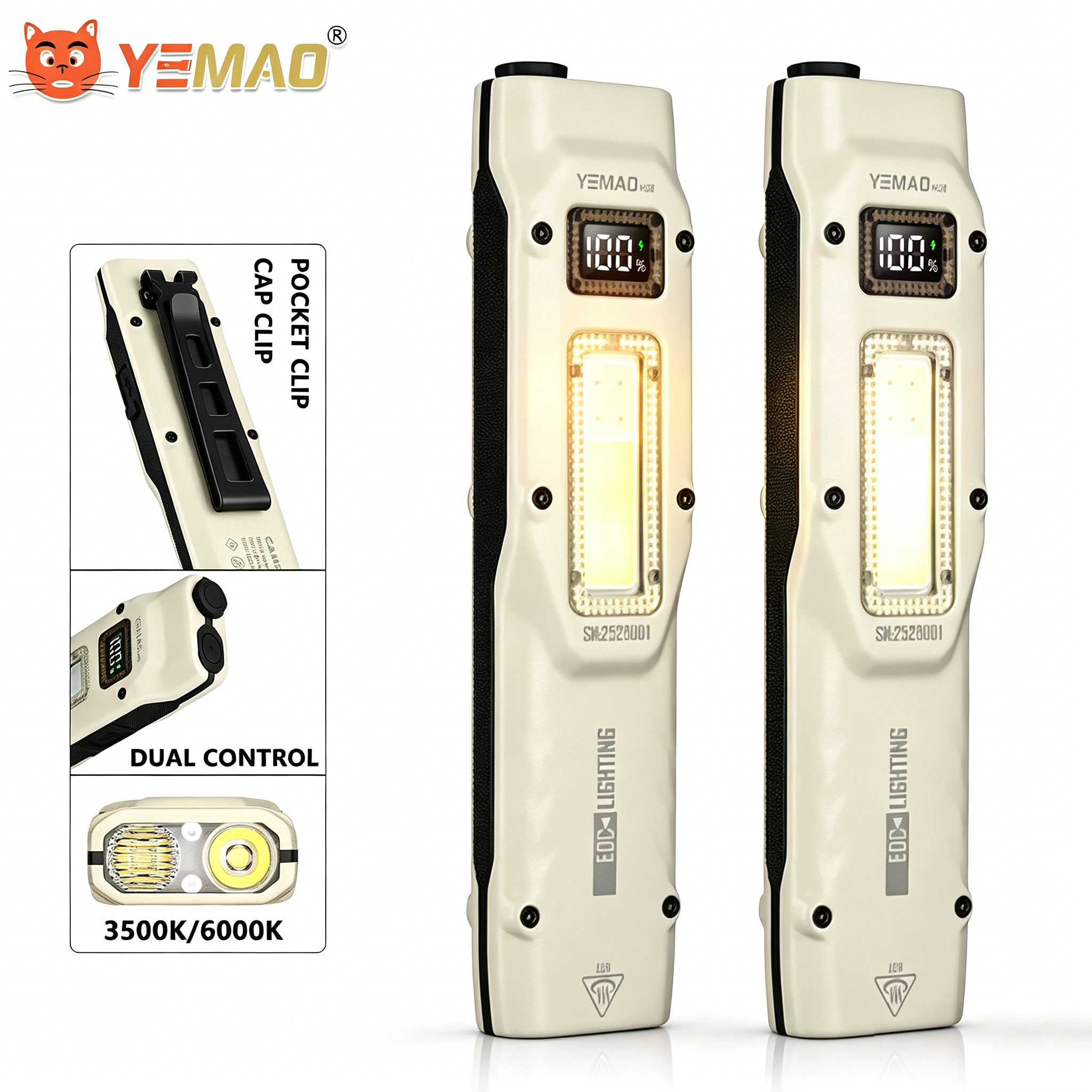 Taşınabilir 880LM YEMAO M28 Ul - Outdoor Lighting Electric incelemesi ve fiyatı