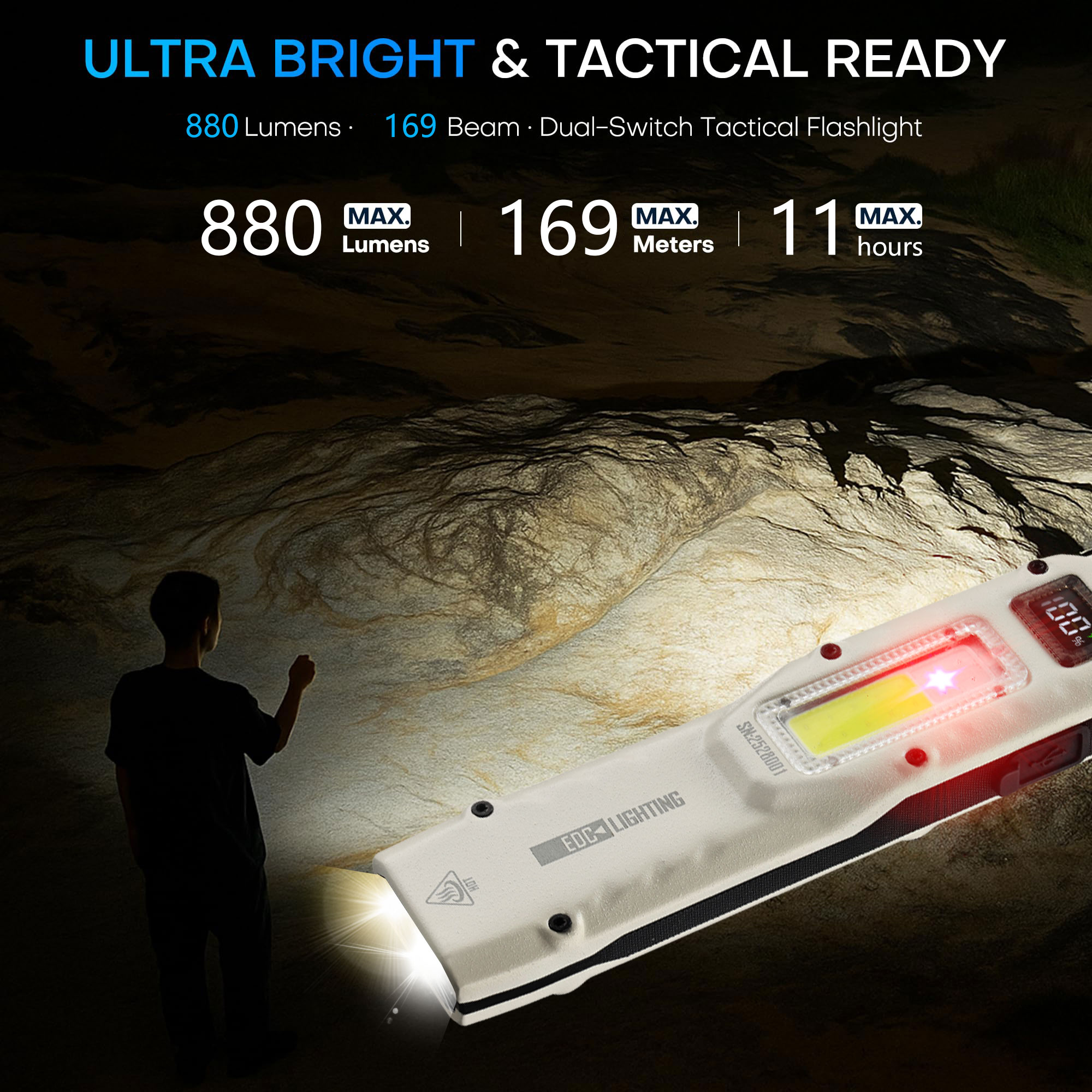 Taşınabilir 880LM YEMAO M28 Ul - Outdoor Lighting Electric incelemesi ve fiyatı