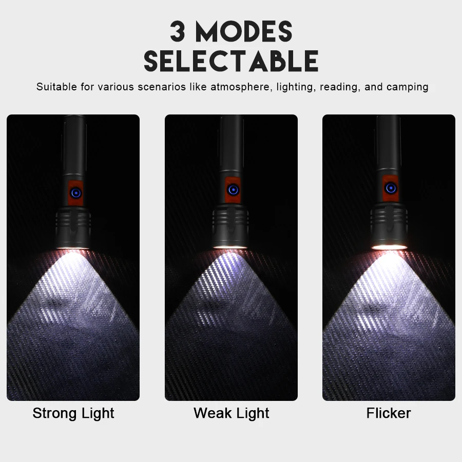 Yüksek Güçlü LED El Feneri USB - Outdoor Lighting Lanterns incelemesi ve fiyatı