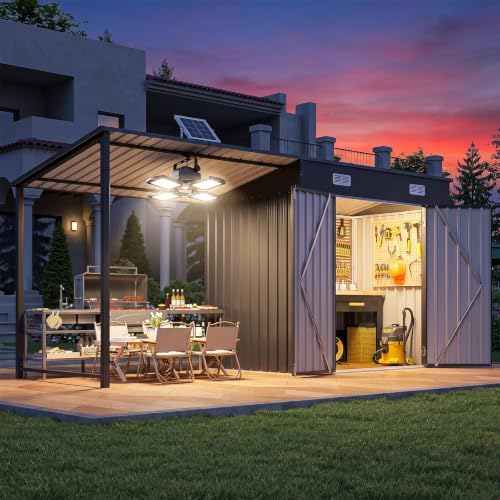 6x4FT Dış Mekan Depolama Kulüb - Outdoor Lighting For Gazebo incelemesi ve fiyatı