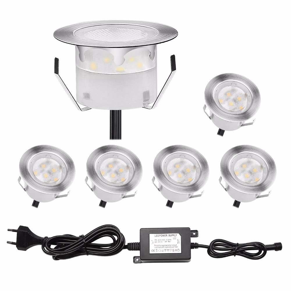 QACA 6'lı Paket LED Güverte La - Outdoor Lighting Kits Low Voltage incelemesi ve fiyatı