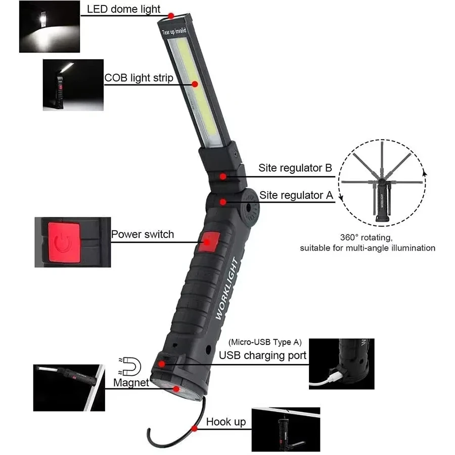 Şarj Edilebilir Manyetik Çalış - Outdoor Lighting Lanterns incelemesi ve fiyatı