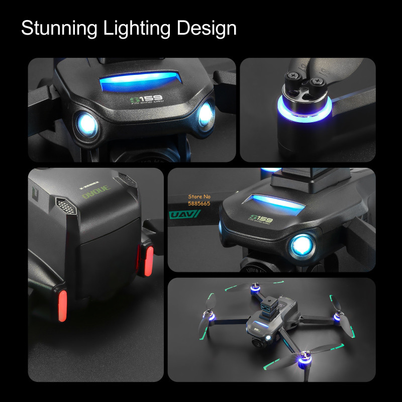 8K Çift Kamera 5G WIFI FPV Uza - Outdoor Lighting Controller incelemesi ve fiyatı