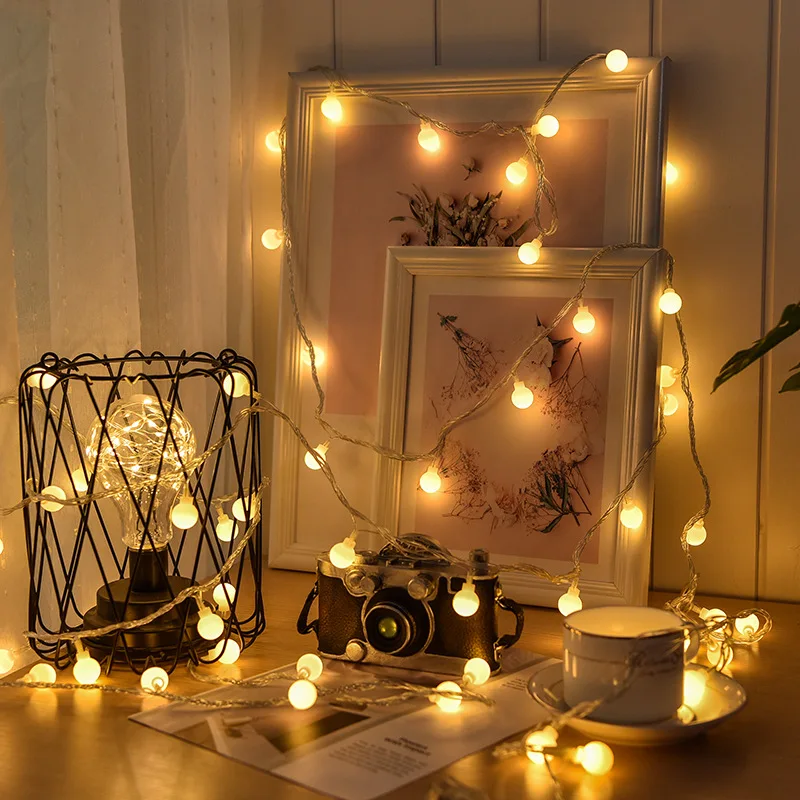 10M USB/pil gücü topu LED dize - Outdoor Lighting Strip incelemesi ve fiyatı