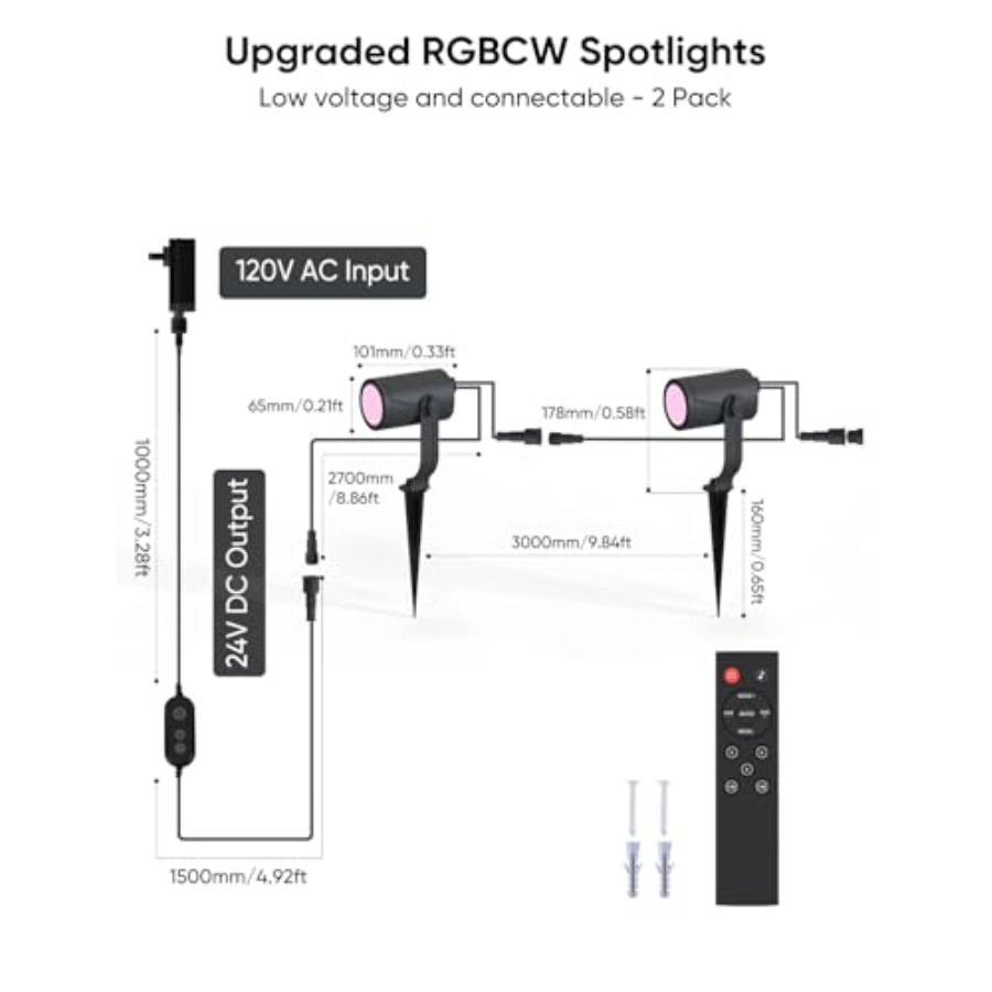 Dış Mekan Spot Işığı 00lm Akıl - Outdoor Lighting Kits Low Voltage incelemesi ve fiyatı