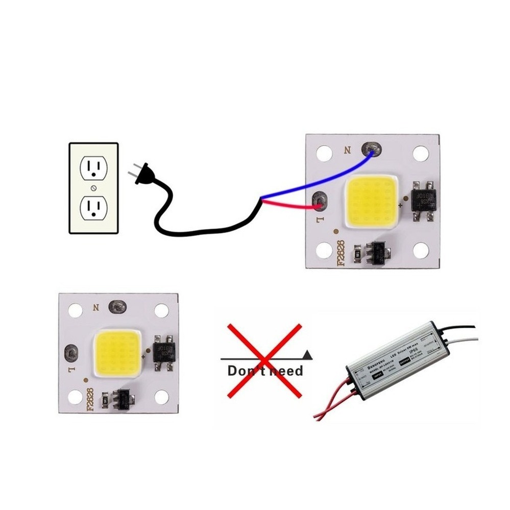 10W COB modülü 220V LED çip di - Outdoor Lighting In Ground incelemesi ve fiyatı