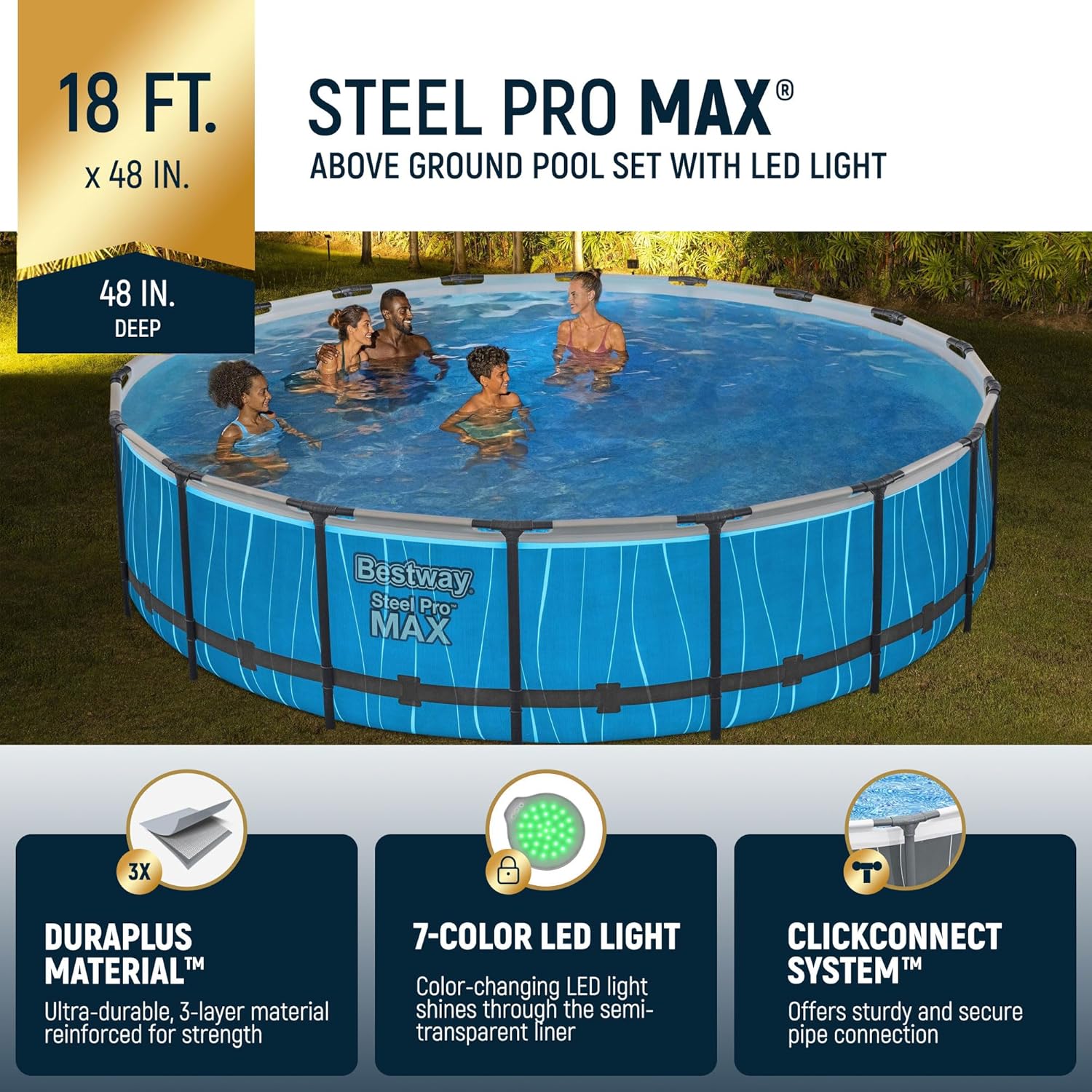 Steel Pro MAX 18' x 48