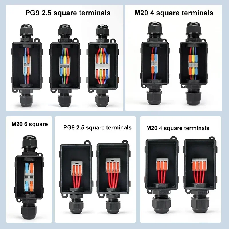 M20 PG9 2 Yollu, 2 ila 2 termi - Outdoor Lighting Junction Box incelemesi ve fiyatı