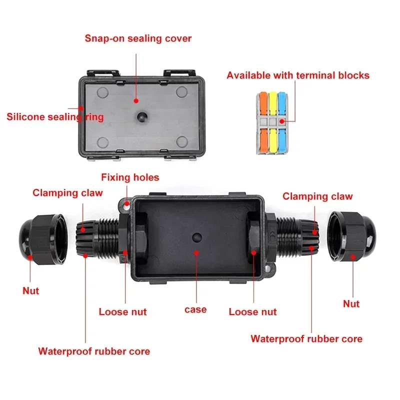 M20 PG9 2 Yollu, 2 ila 2 termi - Outdoor Lighting Junction Box incelemesi ve fiyatı