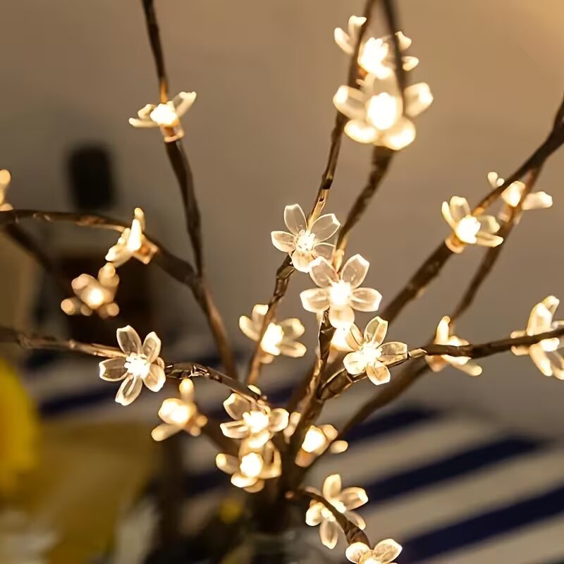 1/2 adet 20LED kiraz çiçeği ağ - Outdoor Lighting And Decor incelemesi ve fiyatı