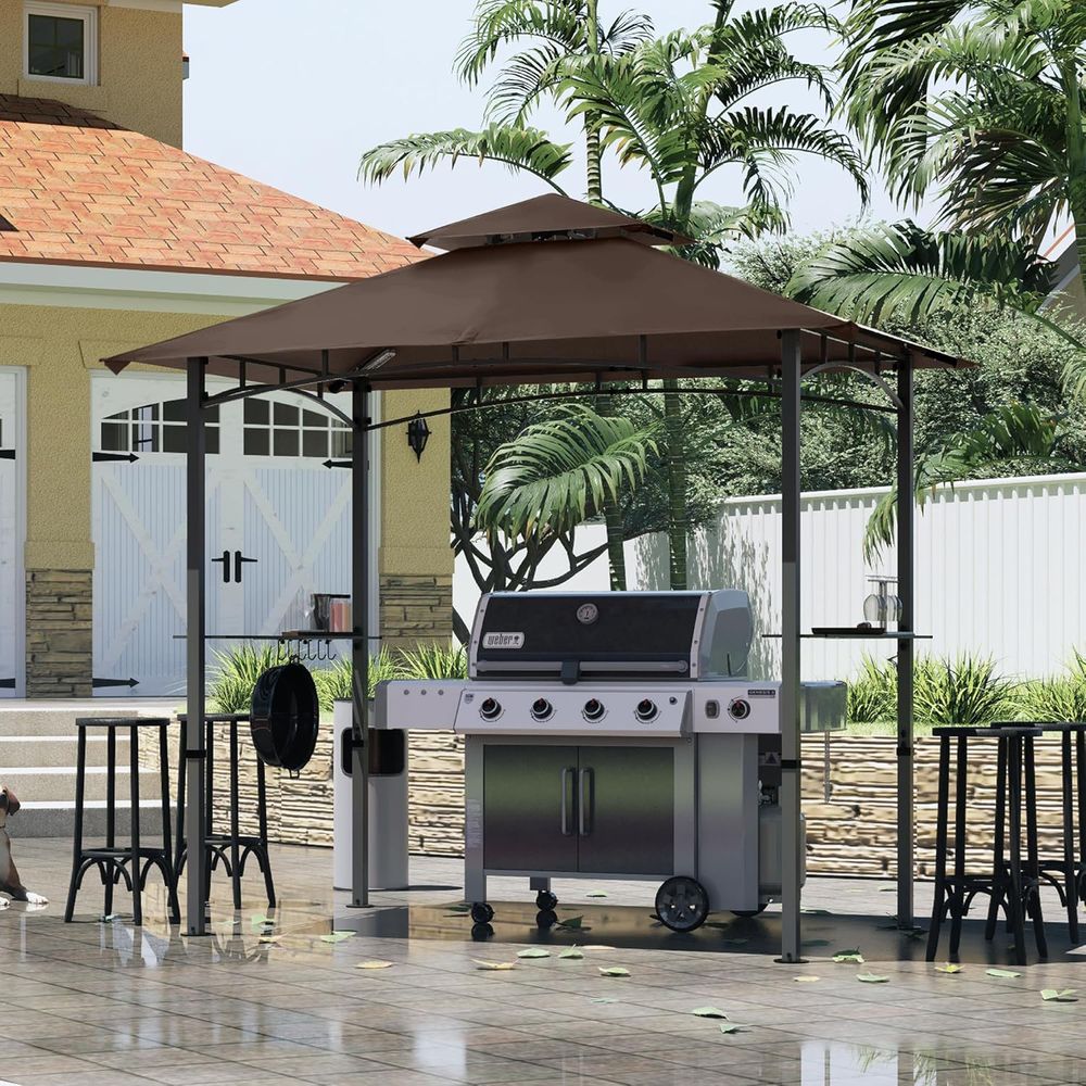 8ft x 5ft Açık Hava Barbekü Ça - Outdoor Lighting For Gazebo incelemesi ve fiyatı