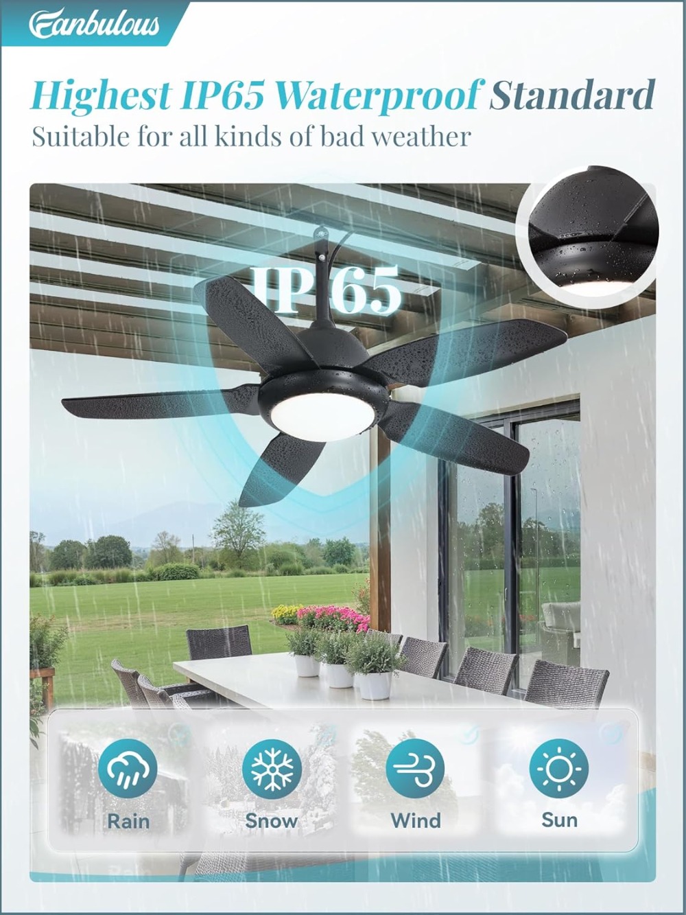 42 inç Su Geçirmez Dış Mekan T - Outdoor Lighting For Gazebo incelemesi ve fiyatı